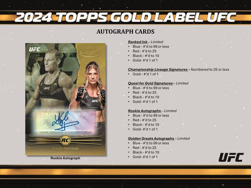 Topps Gold Label UFC 2024 - Hobby Box