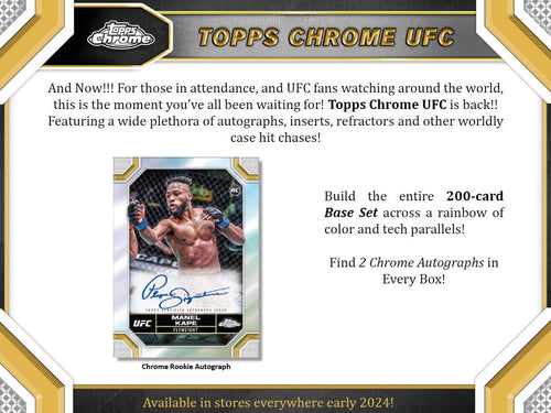 Topps Chrome UFC 2024 - Value Box