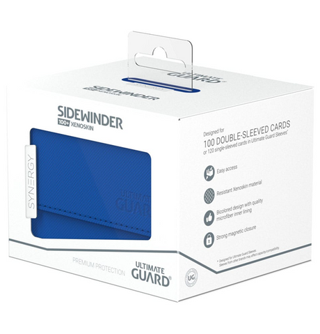 Ultimate Guard: Sidewinder Deck Case 100+ SYNERGY XenoSkin - Blue/White