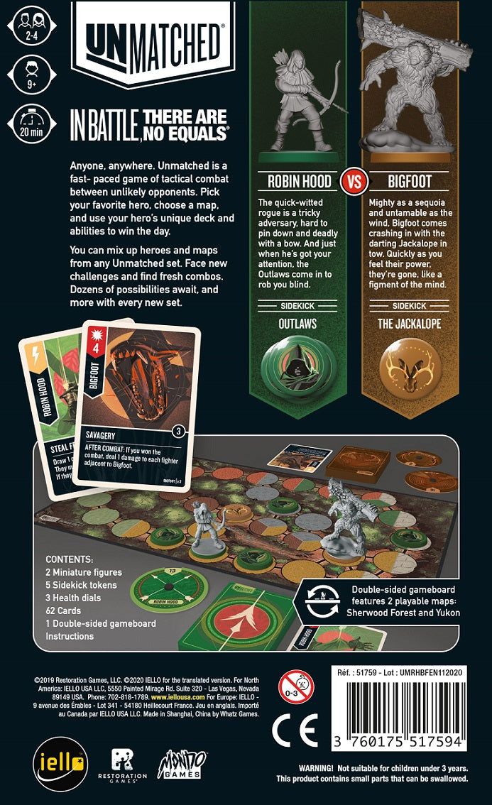 Unmatched: Robin Hood vs Big Foot (Eng)