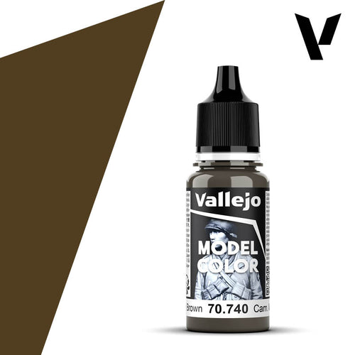 Vallejo Model Color: (70740) Cam. Middle Brown 18ml