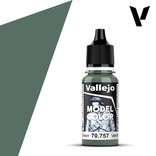 Vallejo Model Color: (70757) Pacific Green 18ml