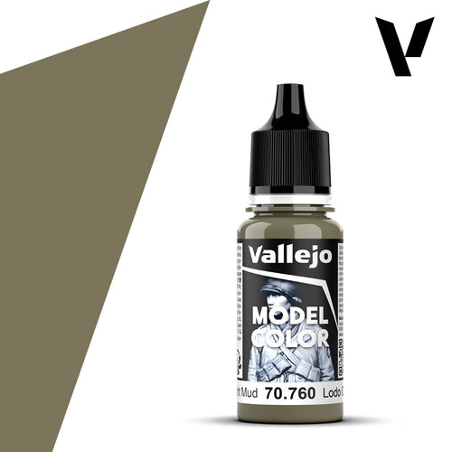 Vallejo Model Color: (70760) Light Mud 18ml