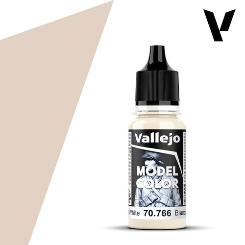 Vallejo Model Color: (70766) Cream White 18ml