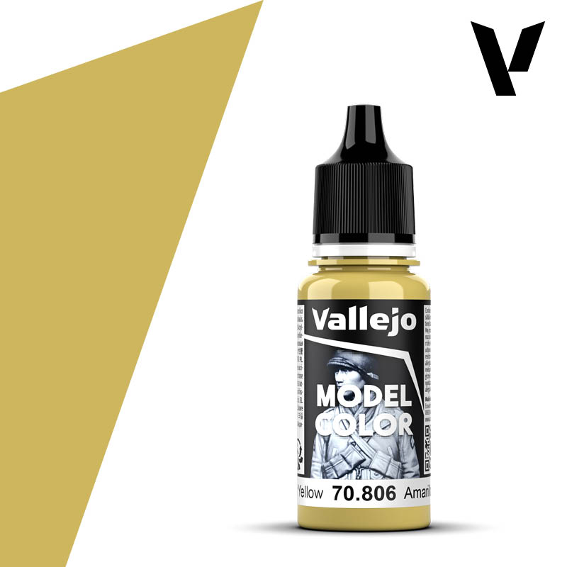 Vallejo Model Color: (70806) German Yellow Mat 18ml