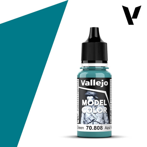 Vallejo Model Color: (70808) Green Blue Mat 18ml