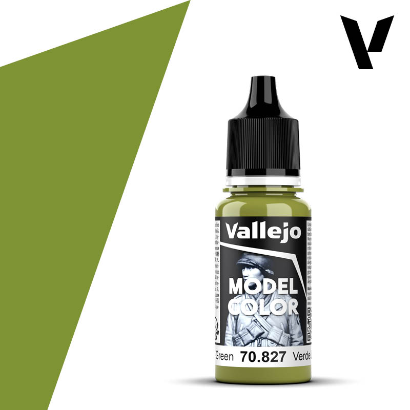 Vallejo Model Color: (70827) Lime Green Mat 18ml