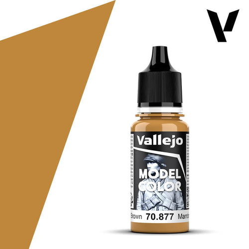 Vallejo Model Color: (70877) Gold Brown Mat 18ml