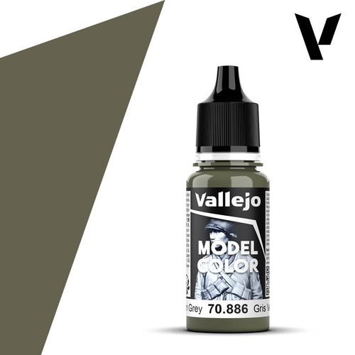 Vallejo Model Color: (70886) Green Grey Mat 18ml