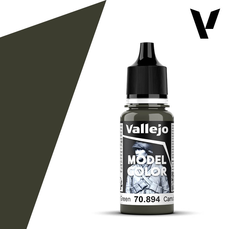 Vallejo Model Color: (70894) Cam. Olive Green Mat 18ml