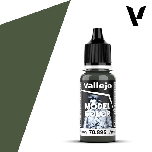 Vallejo Model Color: (70895) Gunship Green Mat 18ml