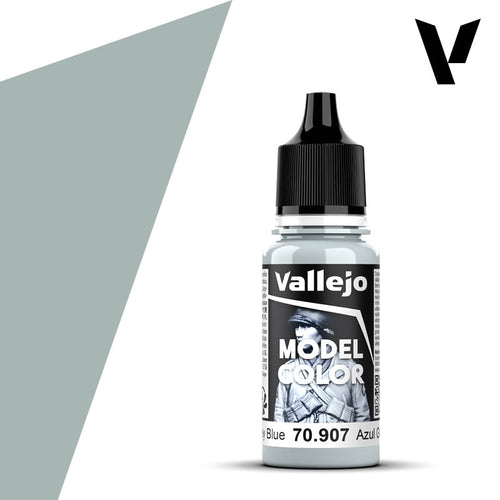 Vallejo Model Color: (70907) Pale Grey Blue Mat 18ml