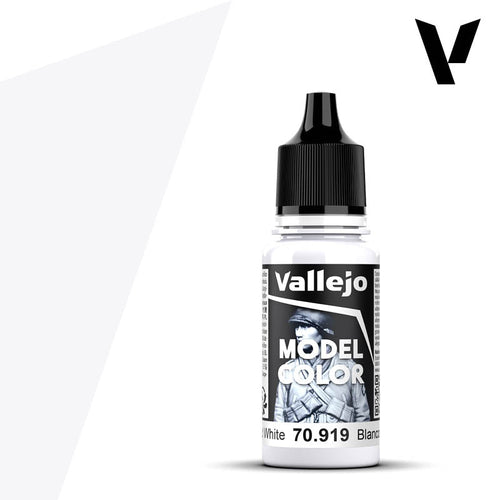 Vallejo Model Color: (70919) Cold White Mat 18ml