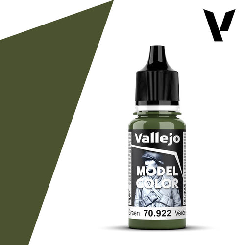 Vallejo Model Color: (70922) Uniform Green Mat 18ml