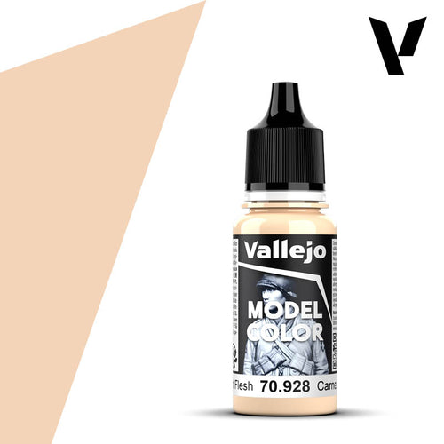 Vallejo Model Color: (70928) Light Flesh Mat 18ml