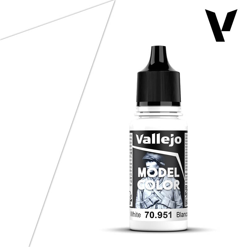Vallejo Model Color: (70951) White Mat 18ml