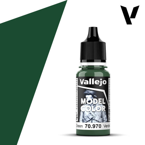 Vallejo Model Color: (70970) Deep Green Mat 18ml