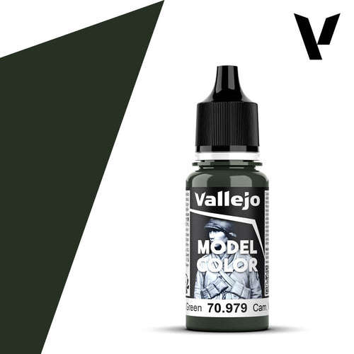 Vallejo Model Color: (70979) Germany Cam. Dark Green Mat 18ml