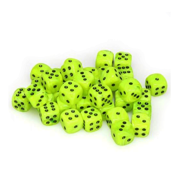 Vortex™ – 12mm d6 Bright Green w/black Dice Block™