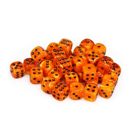 Vortex™ – 12mm d6 Orange w/black Dice Block™