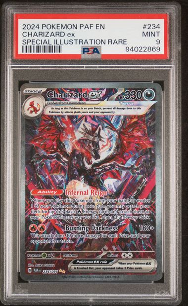 Charizard ex #234 PSA 9 [Paldean Fates]