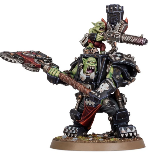 Warhammer 40k: Orks - Ork Warboss in Mega Armour