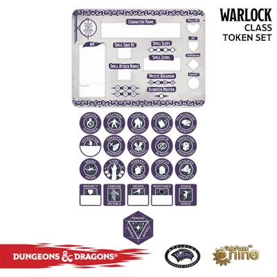 Dungeons & Dragons: 5th Ed. - Warlock Token Set