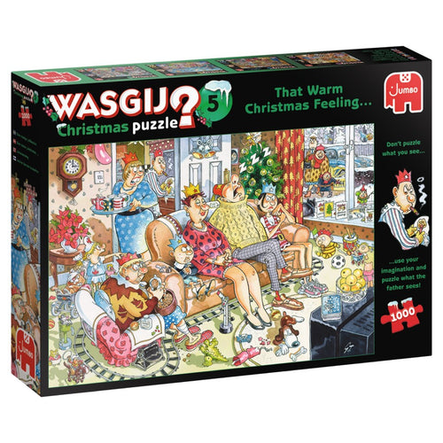 Wasgij Christmas #5: That Warm Christmas Feeling! 1000 (Puslespil)