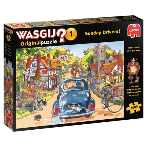 Wasgij Original #1: Sunday Drivers! 1000 (Puslespil)