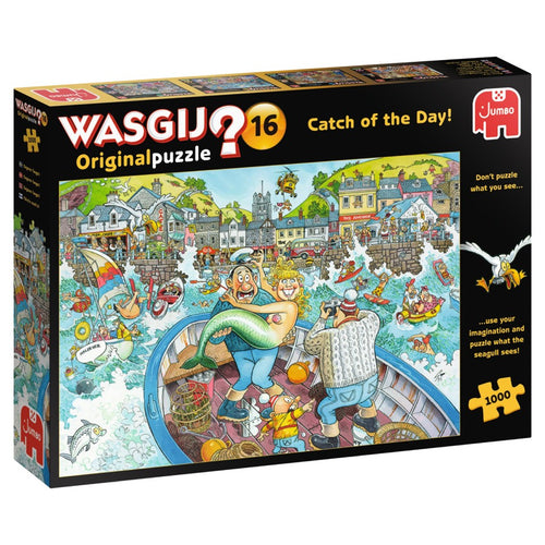 Wasgij Original #16: Catch of the Day! 1000 (Puslespil)