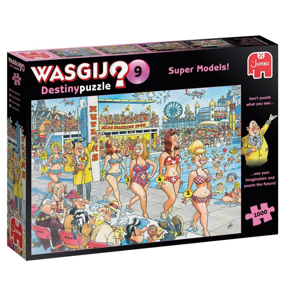 Wasgij Destiny: Super Models! - 1000 (Puslespil)