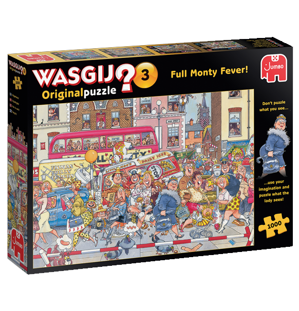 Wasgij Original: Full Monty Fever! - 1000 (Puslespil)