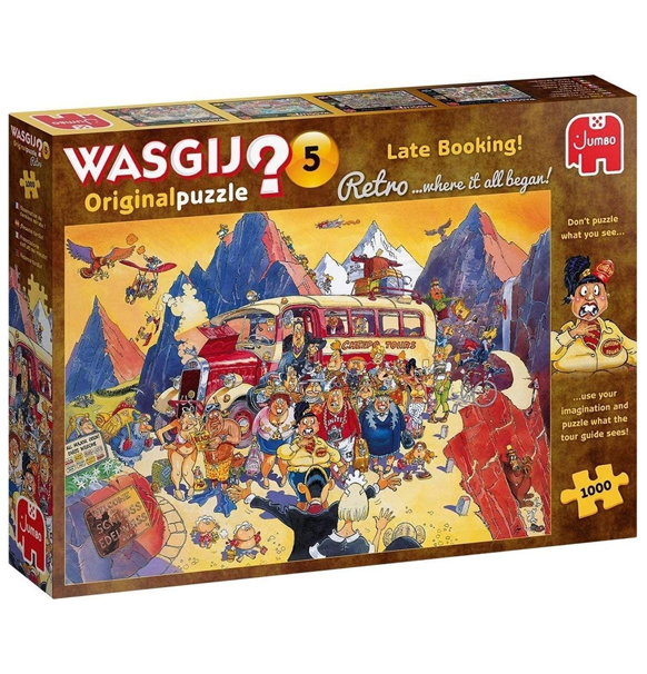 Wasgij Original #5: Late Booking! 1000 (Puslespil)