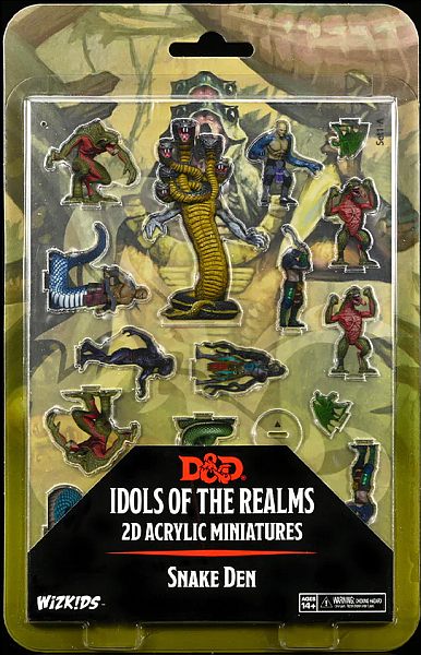 Dungeons & Dragons: 5th Ed. - Idols of the Realms: Scales & Tails - Snake Den - 2D