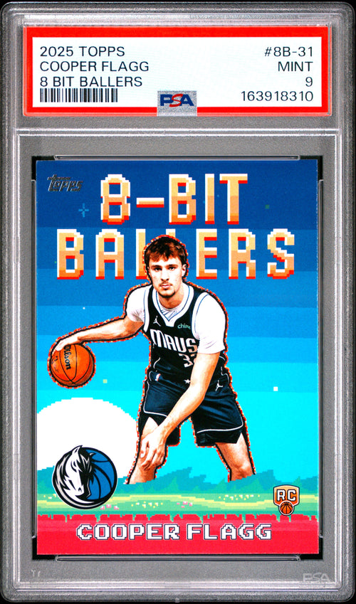 Cooper Flagg #8B-31 Topps 8 Bit Ballers 2025 PSA 9