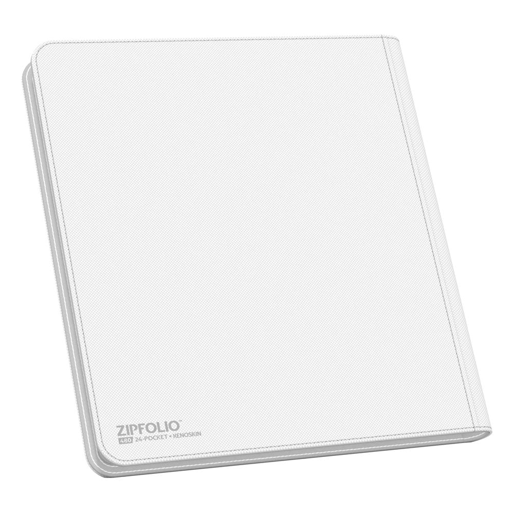 Ultimate Guard Zipfolio 480 - 24-Pocket XenoSkin™ (Quadrow) - White