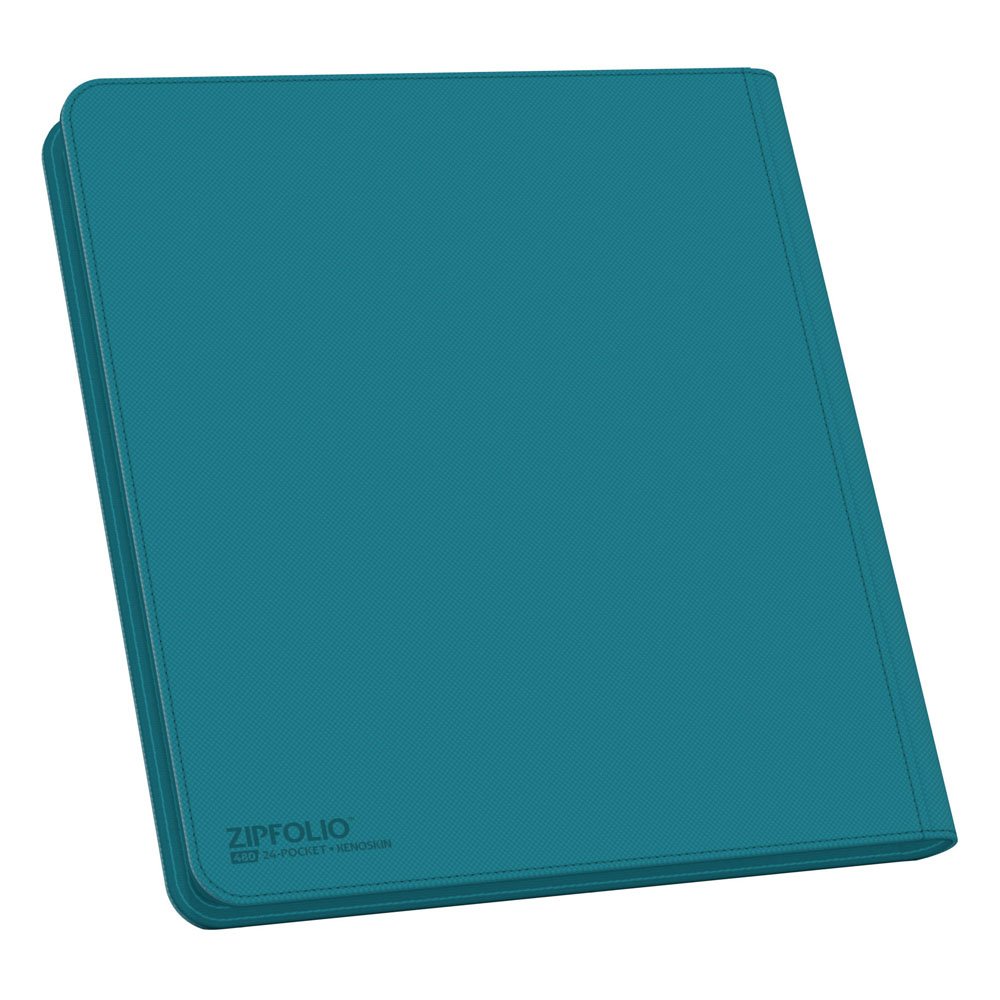 Ultimate Guard Zipfolio 480 - 24-Pocket XenoSkin™ (Quadrow) - Blue Petrol