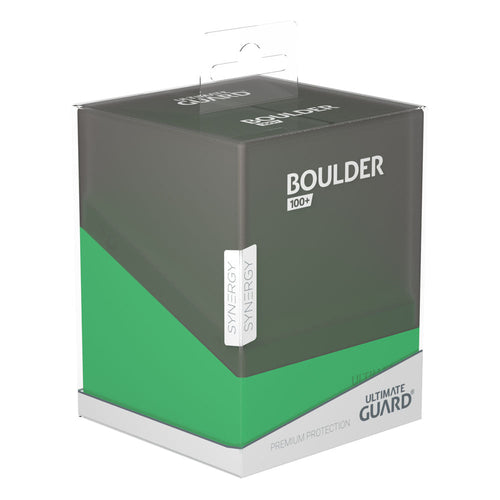 Ultimate Guard: Boulder Deck Case - 100+ Synergy Black/Green