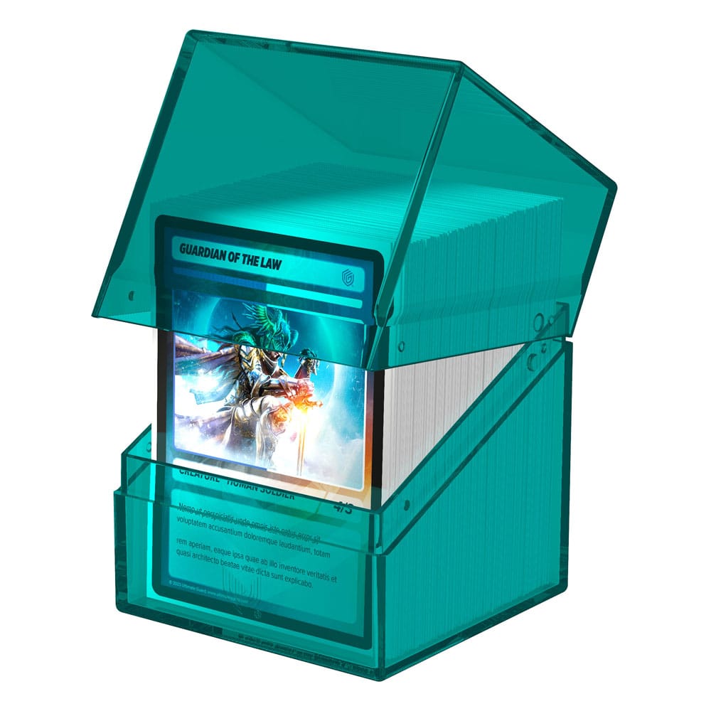 Ultimate Guard: Boulder Deck Case 100+ Clear Malachite