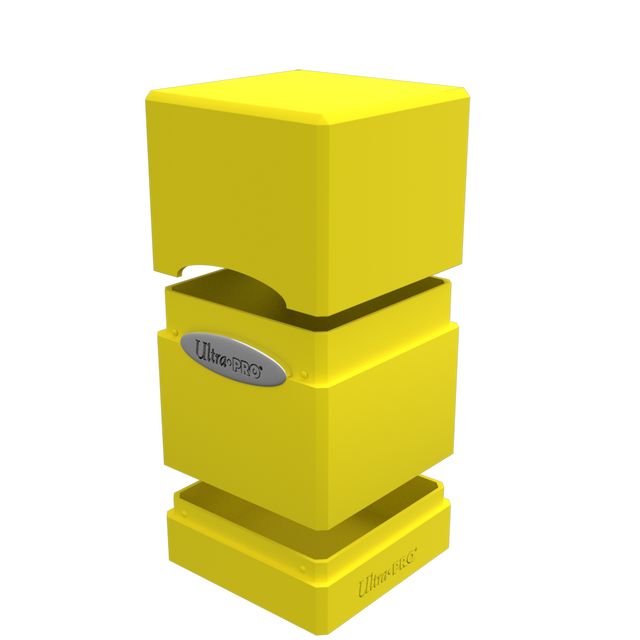 Ultra PRO Satin Tower Deck Box - Lemon Yellow