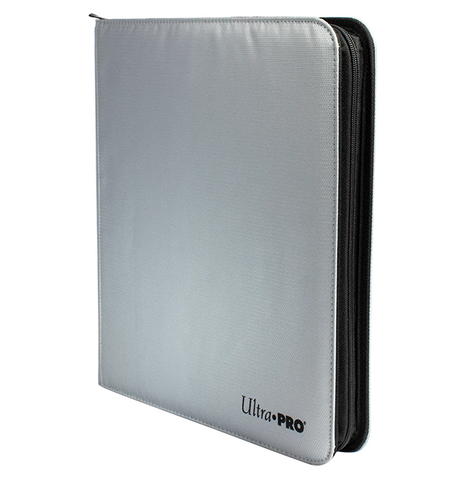Ultra Pro: 12-Pocket Zippered Pro Binder - Silver
