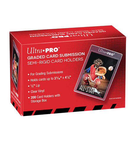 Ultra Pro: Lip Semi-Rigid Tall Card Holders (200 stk) forside