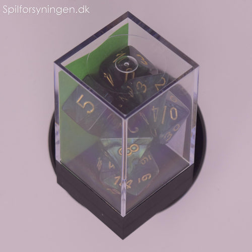 Scarab™ – Polyhedral Jade w/gold 7-Die Set