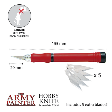 Army Painter: Hobby Knife indhold