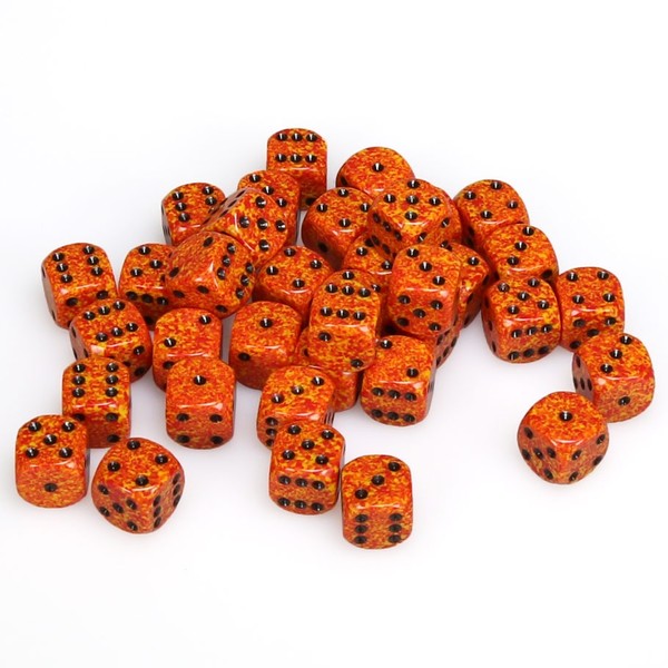 Speckled – 12mm d6 Fire Dice Block