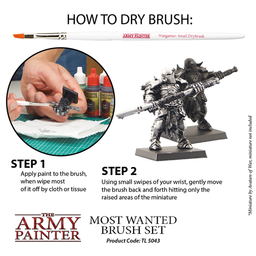 Army Painter: Most Wanted - Brush Set