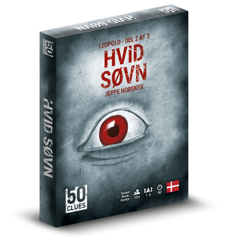 50 Clues: Hvid Søvn (Dansk) forside