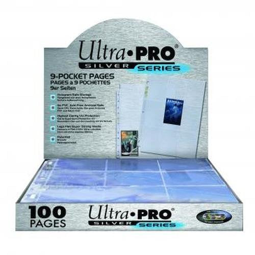 Ultra Pro: 9-Pocket Pages - Silver Series forside