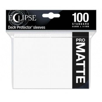Ultra Pro Eclipse Arctic White 100 Matte Sleeves