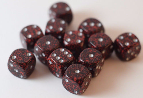 Speckled – 12mm d6 Silver Volcano™ Dice Block™